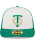 Фото #2 товара Men's White, Green Minnesota Twins 2024 St. Patrick's Day Low Profile 59FIFTY Fitted Hat