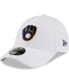 Фото #1 товара Men's White Milwaukee Brewers League II 9FORTY Adjustable Hat