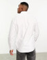 BOSS Orange Rickert regular fit long sleeve shirt in white