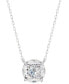 Фото #1 товара Eliot Danori silver-Tone Crystal Pendant Necklace, Created for Macy's