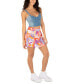 ფოტო #3 პროდუქტის Juniors' Quilted Vines Mini Skirt