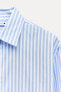 Zw collection striped poplin shirt