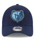 Men's Navy Memphis Grizzlies Official Team Color The League 9FORTY Adjustable Hat