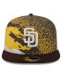 Фото #4 товара Men's Brown San Diego Padres Court Sport 9Fifty Snapback Hat