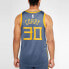 Фото #4 товара Nike NBA Jersey 球衣 SW球迷版 18-19赛季 金州勇士队 Stephen Curry 库里 勇士30号 城市限定 男款 蓝色 / Майка баскетбольная Nike NBA AJ4610-428