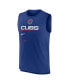 Men's Royal Chicago Cubs Exceed Performance Tank Top