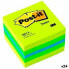 Фото #1 товара Стикеры для записей Post-it 2051-L Разноцветный 5,1 x 5,1 cm (24 штук)