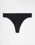 Фото #3 товара Weekday Cat 3 pack thong in black