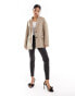 Nobody's Child Connie blazer in beige check