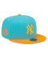 Фото #1 товара Men's Blue, Orange New York Yankees Vice Highlighter 59FIFTY Fitted Hat