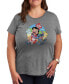 ფოტო #1 პროდუქტის Trendy Plus Size Lilo and Stitch Graphic T-shirt
