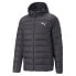 Puma Packlite Hooded Down Full Zip Jacket Mens Black Casual Athletic Outerwear 8