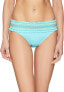 Bleu Rod Beattie 188622 Womens Swimsuit Hipster Bottom Bikini Bleu Fish Size 6