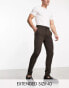 Фото #1 товара ASOS DESIGN super skinny smart trousers in brown