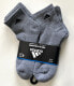 Men's Adidas Aeroready Cushioned Compression Quarter Socks 6-Pair Gray