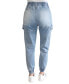 ფოტო #2 პროდუქტის Juniors' Double Button Cargo Jogger Jeans