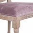 Dining Chair Alexandra House Living Pink 100 % polyester 46 x 96 x 48 cm