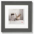 walther design HO440D - Wood - Gray - Single picture frame - 28 x 28 cm - Square - 445 mm