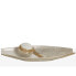 Centerpiece Romimex White Golden Ceramic 45 x 6 x 16 cm