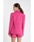 Women's Scallop Detailed Single Button Jacket