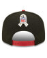 ფოტო #2 პროდუქტის Men's Black, Cardinal Arizona Cardinals 2022 Salute To Service 9FIFTY Snapback Hat