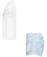 Фото #3 товара Little Girls 2-Pc. Prep In Your Step Tee & Tempo Shorts Set