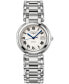ფოტო #1 პროდუქტის Women's Swiss Automatic PrimaLuna Stainless Steel Bracelet Watch 30mm