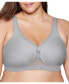 Women's Full Figure Plus Size MagicLift Active Support Bra Wirefree #1005