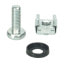 Фото #2 товара M-CAB 7200157 - Cage nuts pack - Silver