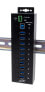 Exsys EX-1510HMVS - USB 3.2 Gen 1 (3.1 Gen 1) Type-B - USB 3.2 Gen 1 (3.1 Gen 1) Type-A - 5000 Mbit/s - Black - Metal - Activity,Power