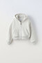 Фото #3 товара Толстовка ZARA для девочек Zip-up hoodie