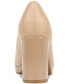 ფოტო #3 პროდუქტის Women's Alexiaa Memory Foam Round Toe Block Heel Pumps, Created for Macy's