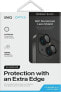 Uniq UNIQ Optix Aluminium Camera Lens Protector iPhone 15 6.1" / 15 Plus 6.7" midnight black szkło na obiektyw aparatu z aplikatorem