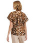 ფოტო #2 პროდუქტის Women's Short Sleeve Printed Top