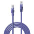Фото #2 товара Lindy 3m Cat.6 U/UTP Cable - Purple - 3 m - Cat6 - U/UTP (UTP) - RJ-45 - RJ-45