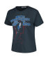 ფოტო #3 პროდუქტის Women's Black Bruce Springsteen Ringer Graphic T-shirt