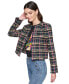 ფოტო #3 პროდუქტის Women's Tweed Jacket, Regular & Petite