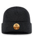 Фото #1 товара Шапка вязаная мужская Top of the World черного цвета Iowa Hawkeyes Elijah with Cuffed Knit Hat