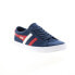 Фото #4 товара Gola Varsity CMA331 Mens Blue Canvas Lace Up Lifestyle Sneakers Shoes