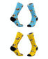 ფოტო #1 პროდუქტის Men's and Women's Pugmoji Socks, Set of 2
