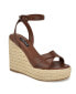 Фото #1 товара Women's Earnit Round Toe Ankle Strap Wedge Sandals