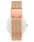 Фото #2 товара Часы Stuhrling Rose Gold Tone Mesh 38mm