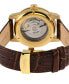 Men's Gramercy Brown Leather Watch 39mm