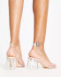 Фото #4 товара Public Desire Afternoon mid clear heeled sandals