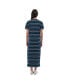 ფოტო #2 პროდუქტის Women's Phoena Stripe T-Shirt Dress