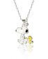 ფოტო #1 პროდუქტის Snoopy and Woodstock 3D Pendant Necklace, 16 + 2'' Chain