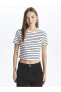 Футболка LC Waikiki Striped Crop