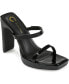 ფოტო #1 პროდუქტის Women's Naivee Square Toe Sandals