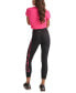 Фото #5 товара Women's High-Rise Logo Graphic 7/8 Leggings