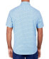 ფოტო #2 პროდუქტის Men's Regular-Fit Non-Iron Performance Stretch Micro Geo-Print Button-Down Shirt